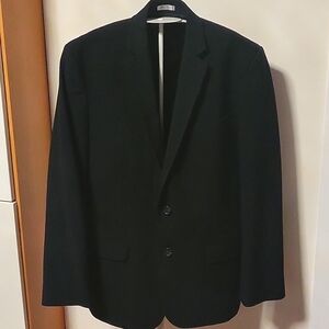 CALVIN KLEIN Boys Blazer Navy Blue Size 14 Husky